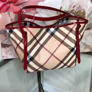 Authentic Burberry cantaberry tote